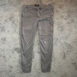 DUER N2X Slim Jogger Pants Mens 32x29 (Fit 32x27) Grey Performance Commuter